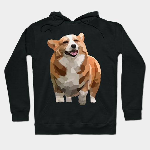 Happy Corgi Hoodie by Harston Morgan Designs